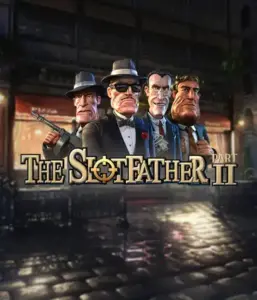 Enter the underworld world of The Slotfather 2 slot by Betsoft, showcasing four iconic mafia characters set against a moody urban backdrop. This graphic captures the dramatic essence of the organized crime with its vivid character design and ominous setting. Great for fans of crime dramas, delivering a gripping adventure. 