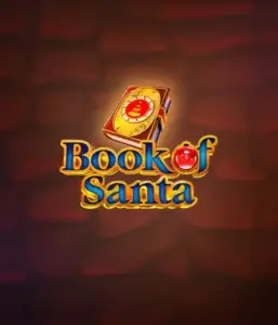 Celebrate the joyous spirit with the Book of Santa game by Endorphina, highlighting an ornate golden book emblazoned with Santa's iconic symbol. This image captures the magic and mystery of Christmas, set against a warm red background. Ideal for those who love Christmas-themed slots, offering a captivating gaming experience. 